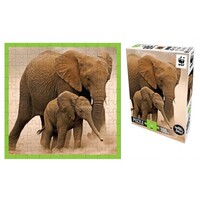 WWF Elephants Puzzle(100 piece) image