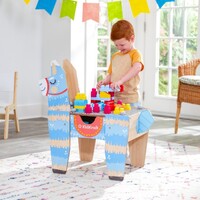 Llama Piñata Building Bricks Table image