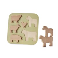 Wooden Puzzle - Farm Animals image