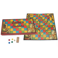Snakes & ladders - Retro board game image