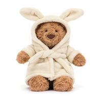 Jellycat Bartholomew Bear Bathrobe Brown image