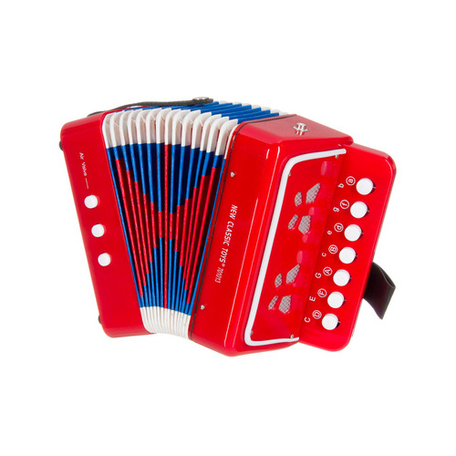 Button Accordion [Colour: Red]