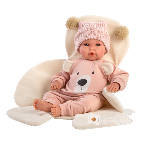 Llorens Crying Baby Doll - Soft Body - Bimba Rosal (36cm)