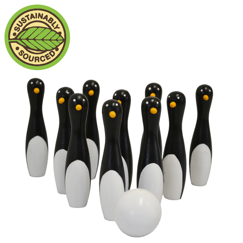 10-Penguin Bowling in a Bag [Colour: White]