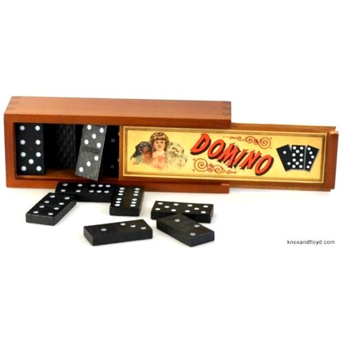 Domino Set, wooden