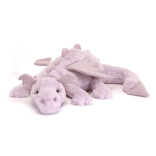 Jellycat Lavender Dragon - Lilac (18X66X19cm) [Size: Large] - Special Order